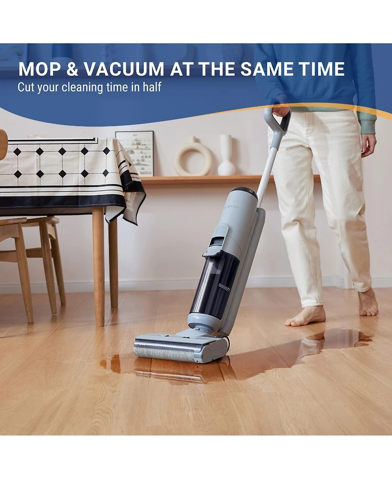 Tineco Go Xl Cordless Wet Dry Vacuum / Mop, Multi-Surface Floor Washer