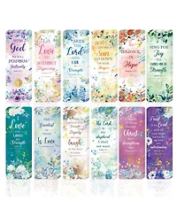 Gnuadz Religious Verse Paper Bookmark Cross Flower Gift