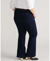 Universal Standard Women's Farrah High Rise Flared Jeans