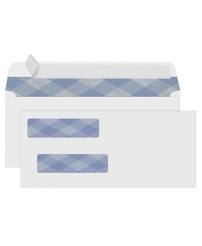 Gnuadz Self Seal Double Window Check Envelopes