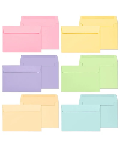 Gnuadz Pastel Invitation Envelopes 6-Color Set