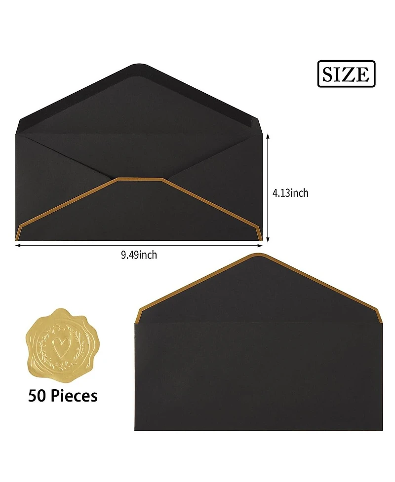 Gnuadz Business Envelopes Self Seal Border Office Mailing