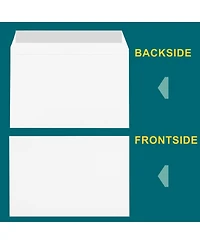 Gnuadz Booklet Envelopes Gummed Seal Open-side Catalogs Business