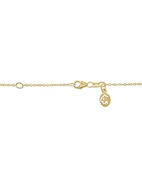 Effy Collection Multi-Sapphire (5/8 ct. t.w.), Tsavorite (1/10 ct. t.w.) & Diamond (1/20 ct. t.w.) Pendant Necklace in 14k Yellow Gold