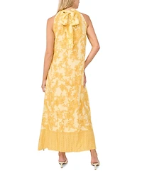 Vince Camuto Women's Halter Neck Sleeveless Maxi Dress