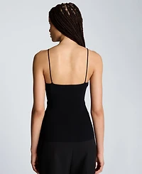 Kenneth Cole Women's Ribbed Halter Neck Sweater