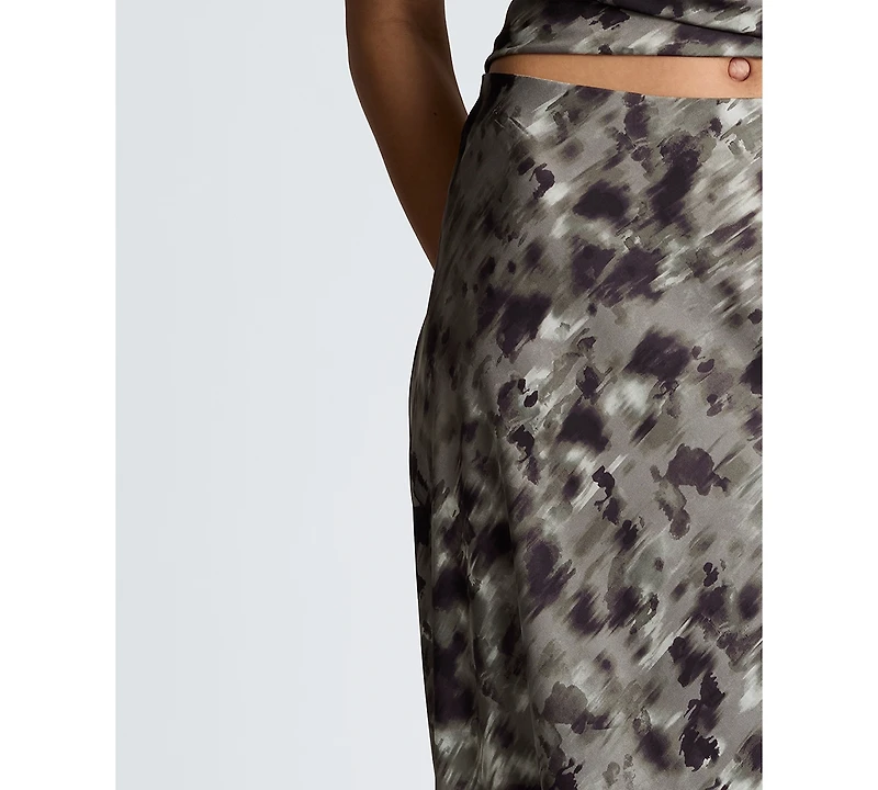 Kenneth Cole Women's Printed Flared Maxi Skirt