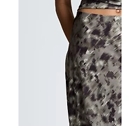 Kenneth Cole Women's Printed Flared Maxi Skirt