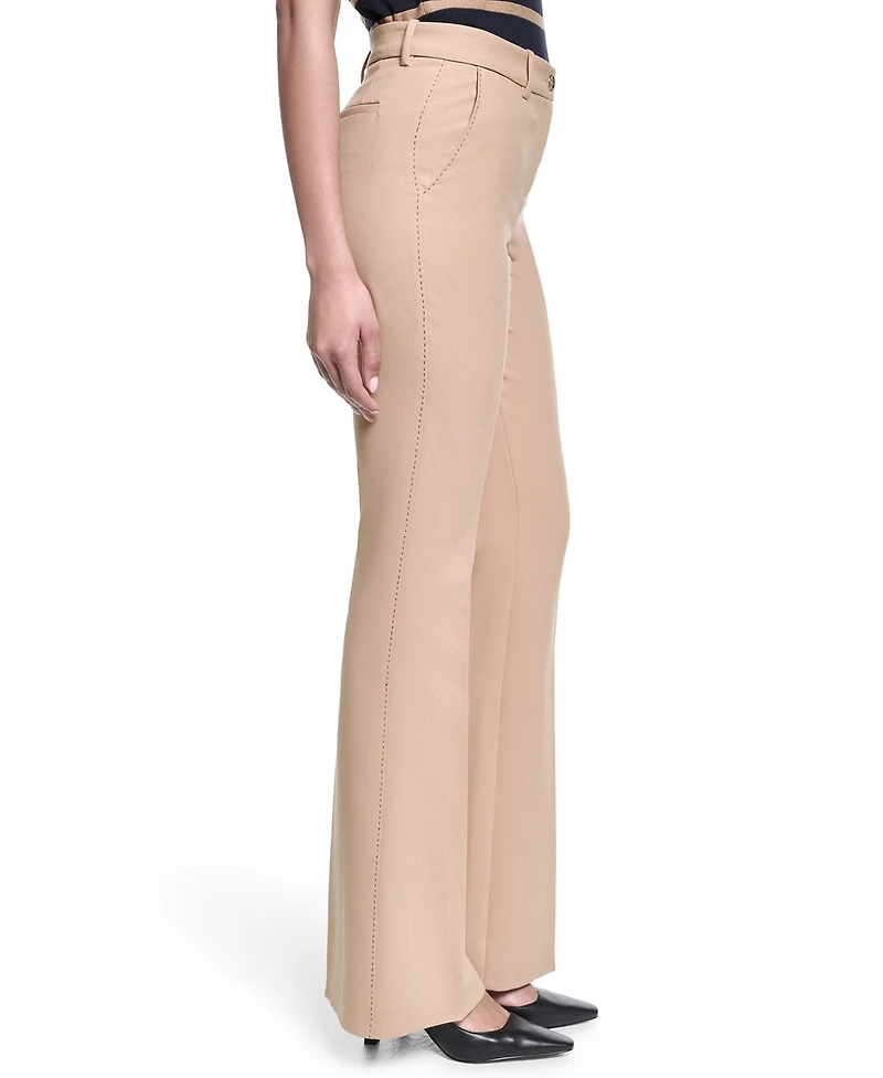 Karl Lagerfeld Paris Women's Mid-Rise Pants