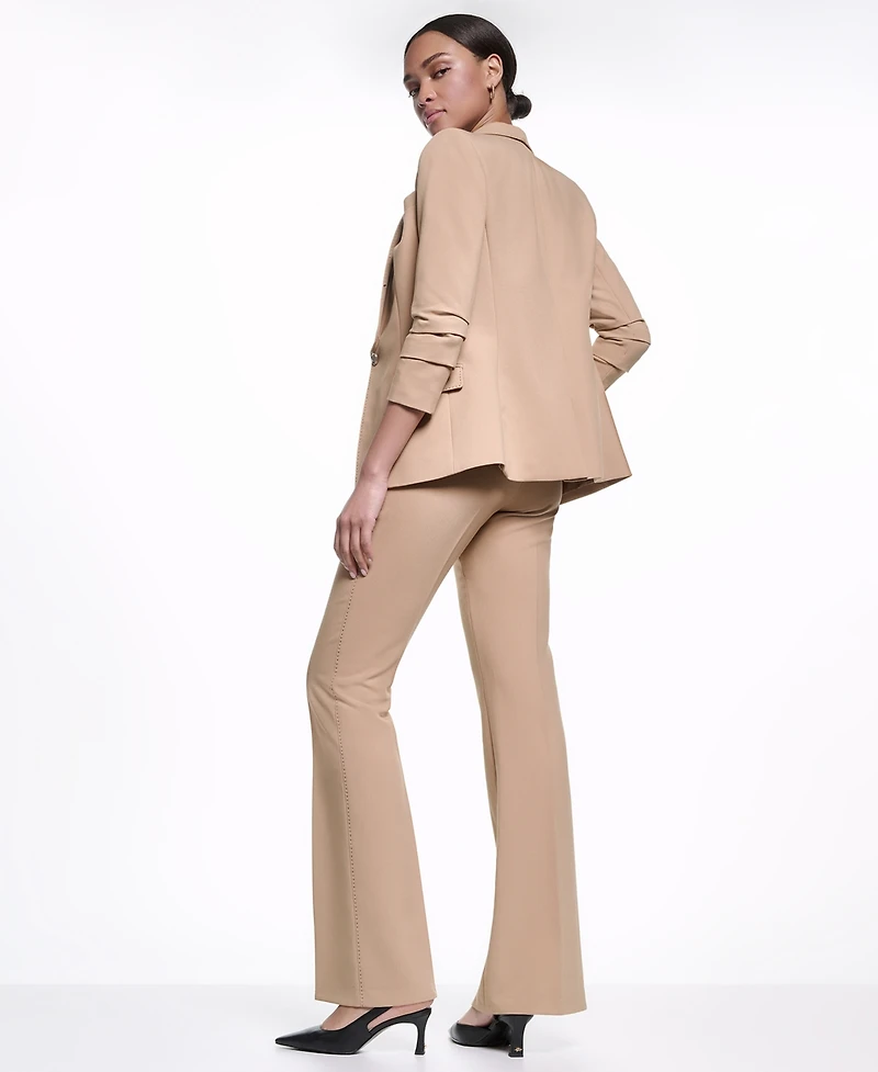 Karl Lagerfeld Paris Women's Long-Sleeve Shoulder Padded Jacket