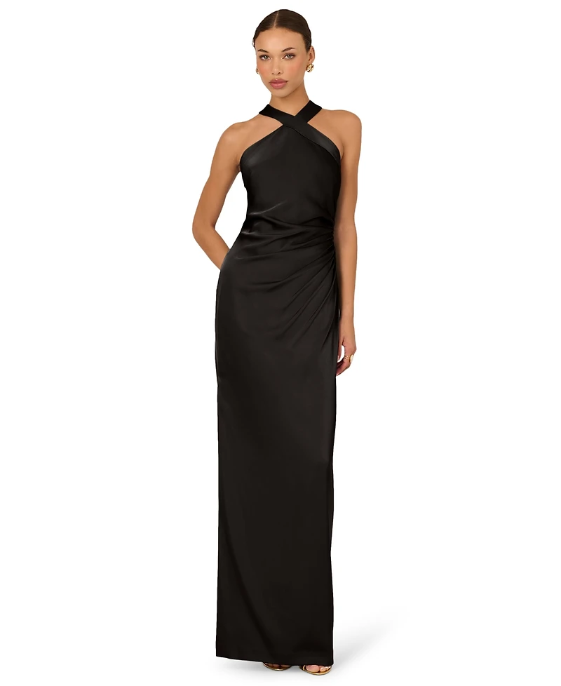 Adrianna Women's Halter Neck Maxi Dress