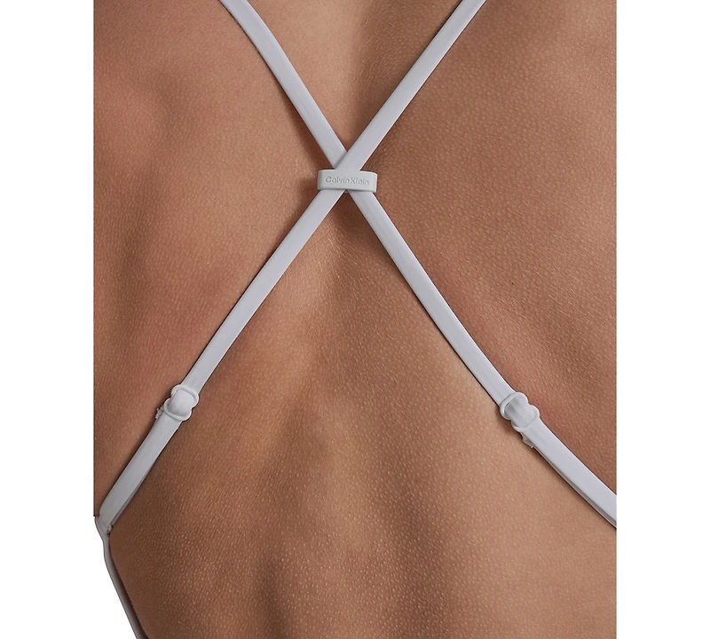 Calvin Klein Women's Cross Back Straps One-Piece Swimsuit