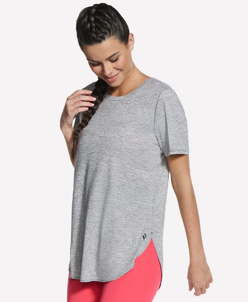 Skechers Women's GoDri Swift Stripe Tunic T-Shirt