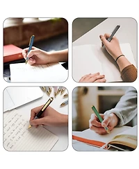 Gnuadz Ballpoint Pens Retractable Soft Grip 1mm Medium Point