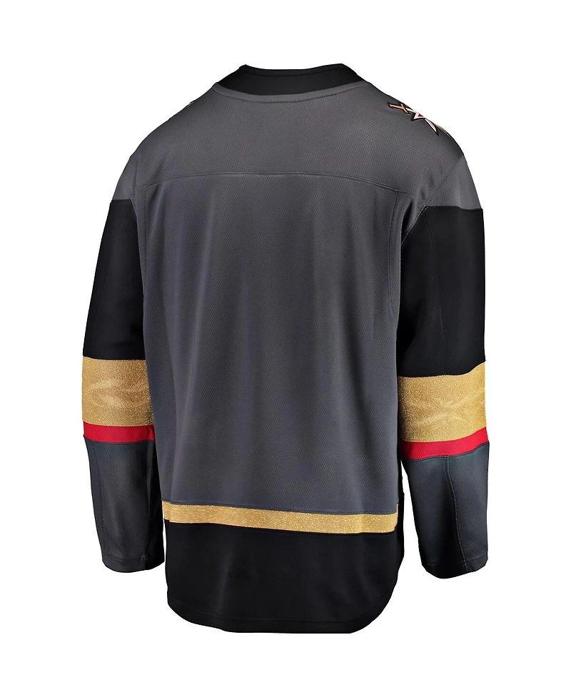 Fanatics Men's Gray Vegas Golden Knights Breakaway Alternate Jersey