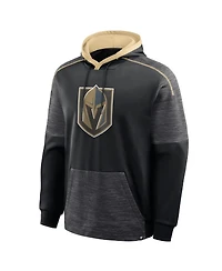 Fanatics Men's Black Vegas Golden Knights Goaltender Defender Pullover Hoodie