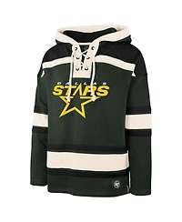 '47 Brand Men's Mike Modano Green Dallas Stars Retired Player Name & Number Lacer Pullover Hoodie