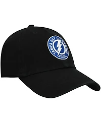 '47 Brand Men's Black Tampa Bay Lightning Team Clean Up Adjustable Hat