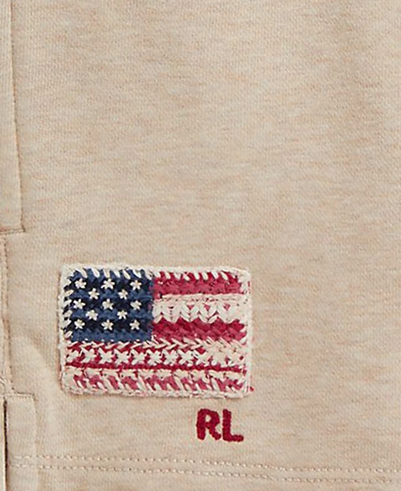 Polo Ralph Lauren Girls' 7-16 Flag Terry Pull-On Shorts