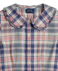 Polo Ralph Lauren Girls' 7-16 Short-Sleeve Dress Shirt