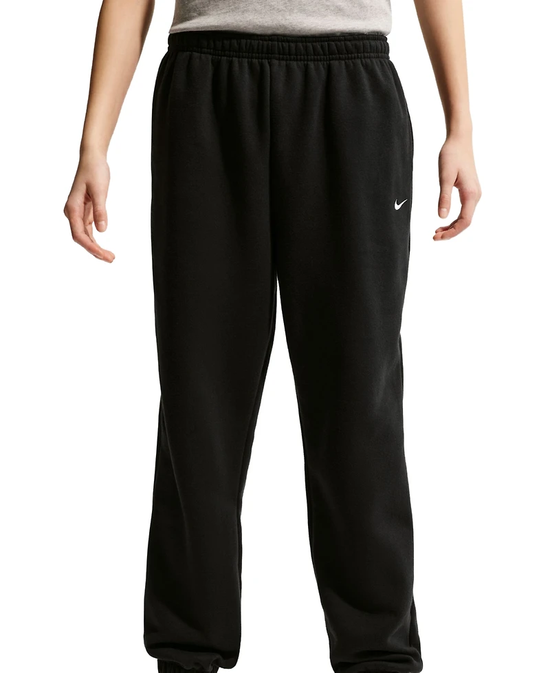 Nike Girls' 7-16 Sportswear Studio Fleece Drawcord Pants