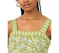 Msk Women's Smocked Back Challis Maxi Dress