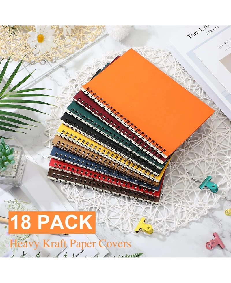 Gnuadz Spiral Notebook Lined Journal A5 Writing Notepad