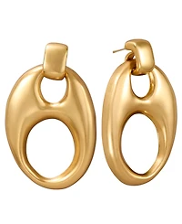 Donna Karan 24k Gold-Plated Mariner Statement Drop Earrings