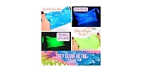 ToysButty Finoclay Slime Kit for Kids,4 Pack CloudandFoam Slime with Charm,Glow in The Dark,Party Favors for Girls and Boys