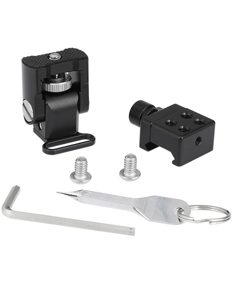 Camvate Tilting Monitor Support Bracket with Quick Release Nato Clamp