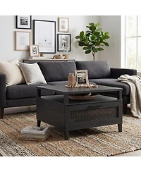 Sauder Tiffin Line Coffee Table, Raven Oak finish