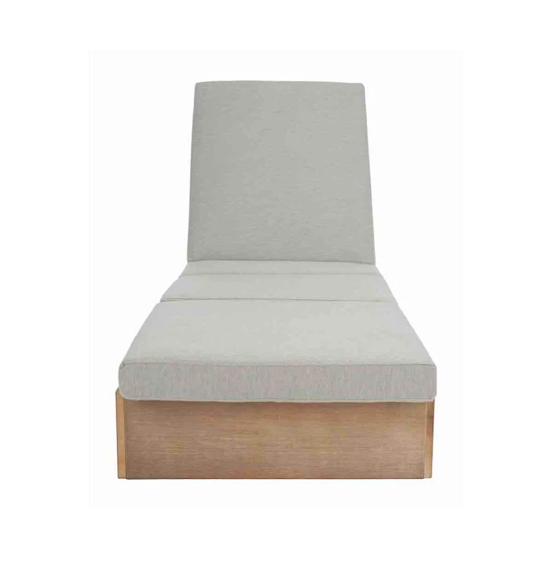 Augusta Home Vincent Wood Chaise Lounge Chair
