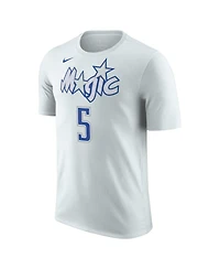 Nike Men's and Women's Paolo Banchero Silver Orlando Magic 2025/26 City Edition Name & Number T-Shirt