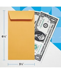 Gnuadz Paper Envelopes Gummed Flaps Blank Receipts Storage