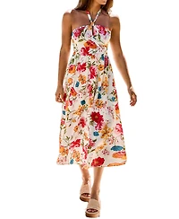 Cupshe Women's Lights Down Low Floral Midi Beach Dress