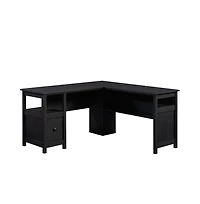 Sauder Dawson Trail L Desk, Raven Oak finish