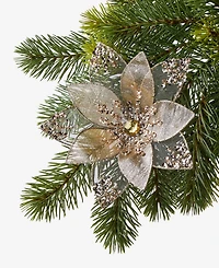 Holiday Lane Jeweled Classics Flower Clip, Macy's Exclusive