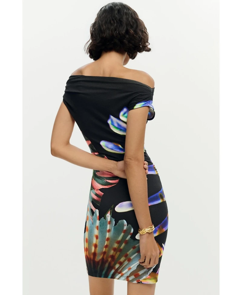 Desigual Women's Printed knit dress M. C. Lacroix