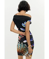 Desigual Women's Printed knit dress M. C. Lacroix