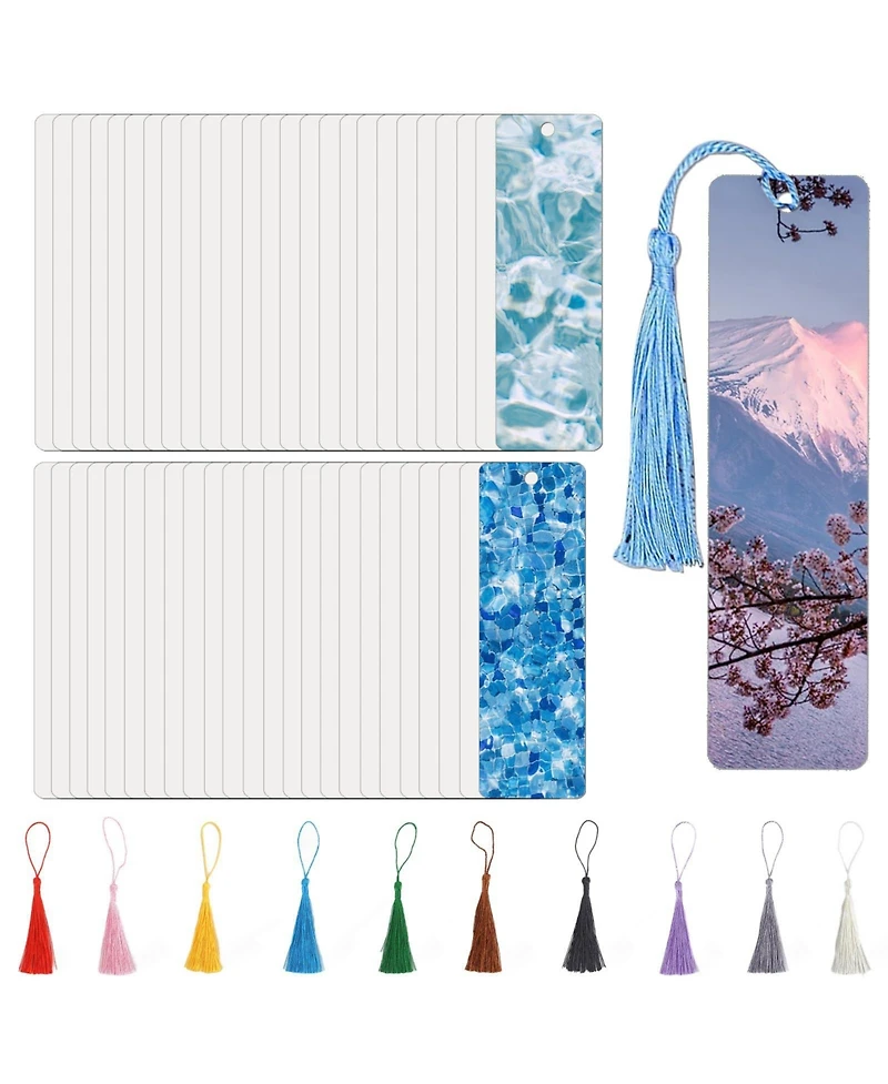 Gnuadz Metal Sublimation Bookmarks Aluminum Blanks Diy