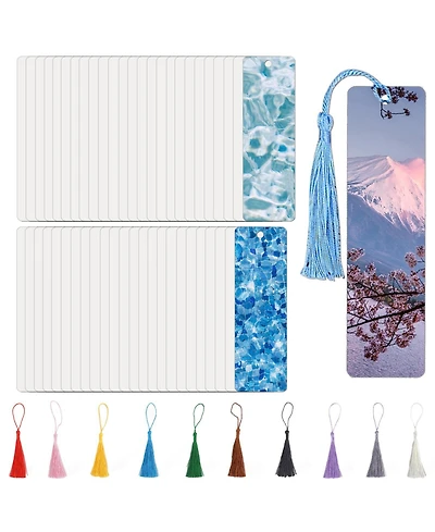 Gnuadz Metal Sublimation Bookmarks Aluminum Blanks Diy