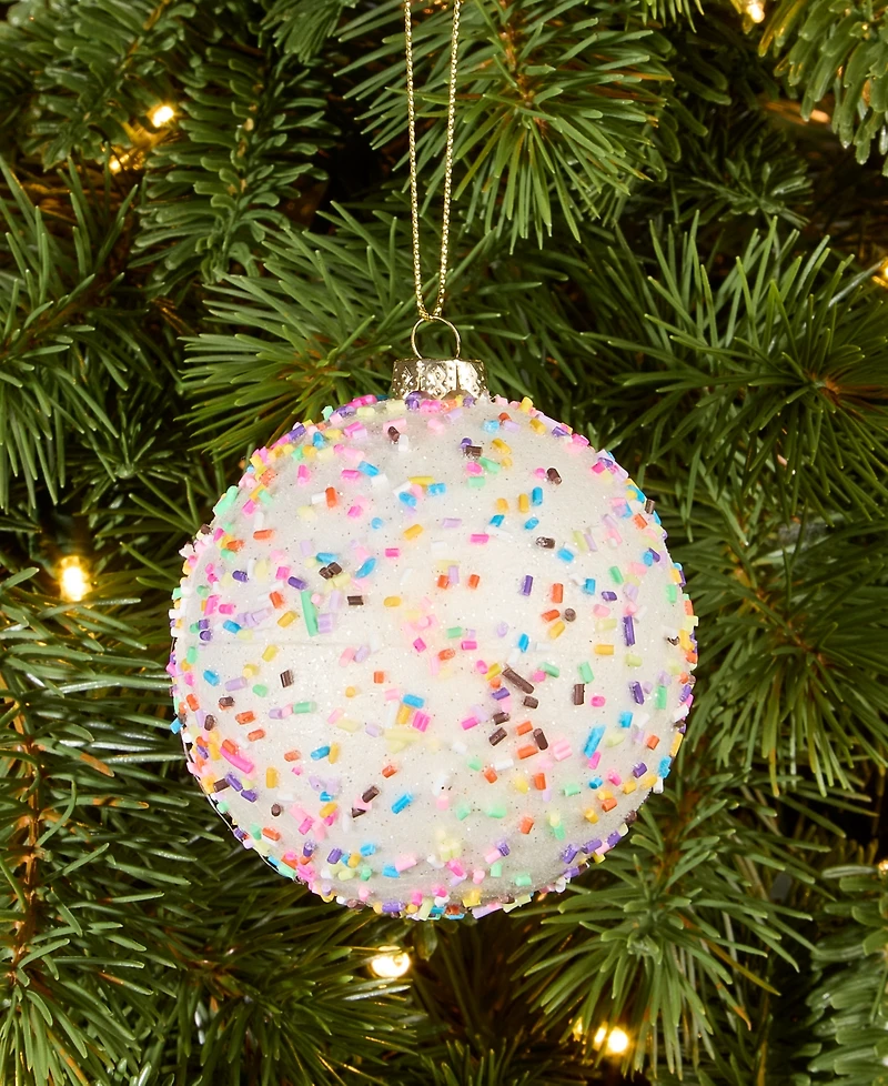 Holiday Lane Nutcracker Sweets Plastic Sugar Ball Ornament, Macy's Exclusive