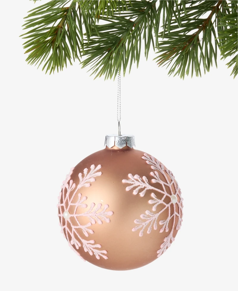 Holiday Lane Nutcracker Sweets Snowflake Ball Ornament, Macy's Exclusive