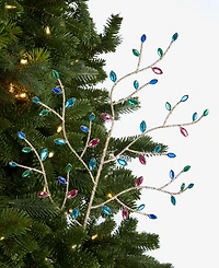 Holiday Lane Peacock Leaves Pick, Macy's Exclusive