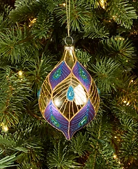Holiday Lane Peacock Drop Ornament, Macy's Exclusive