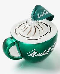 Holiday Lane Chicago Marshall Fields Coffee Cup Ornament, Macy's Exclusive