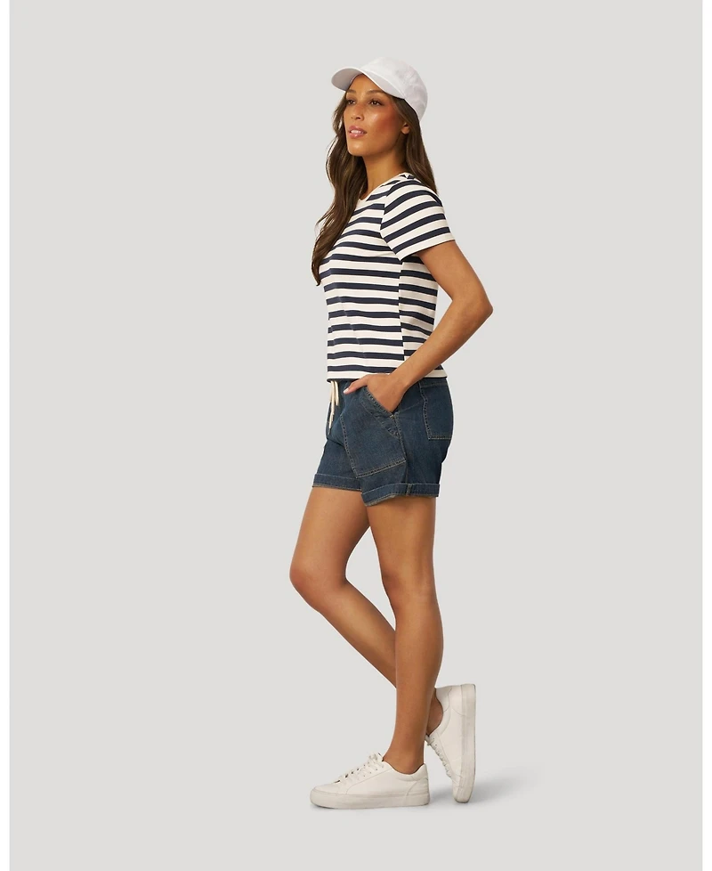 Cable and Gauge Women's Essential Stripe Tee