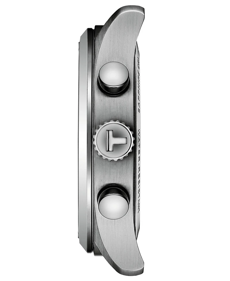Tissot Men's Round Silver Stainless Steel Watch 42mm