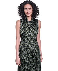 Karl Lagerfeld Paris Women's Printed Midi Dress