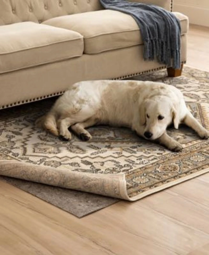 Karastan All Pet Reversible Pet Proof Gray Rug Pad
